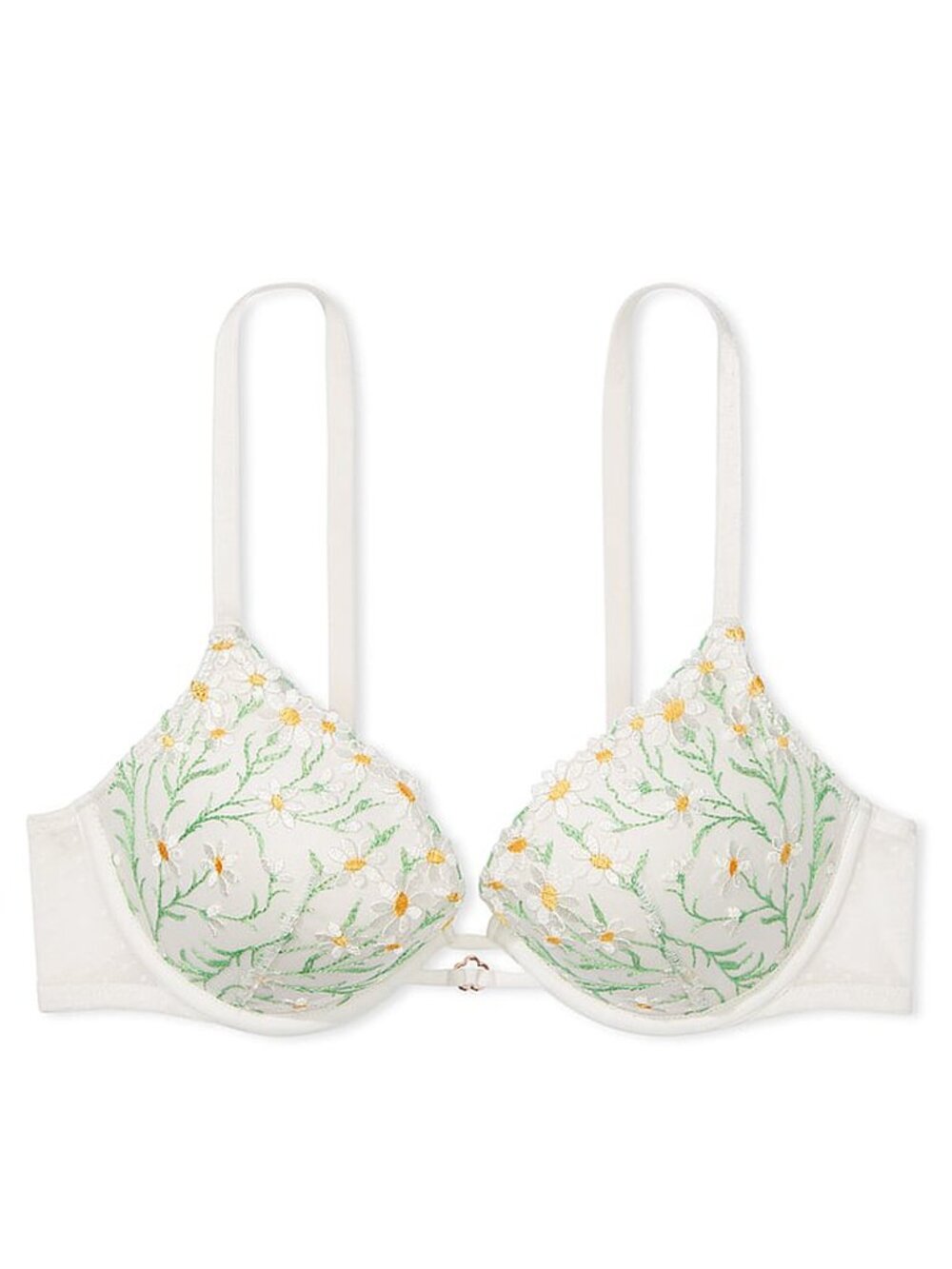 New! Victoria’s Secret Daisy Chain Embroidery Push-Up Bra 34DD 34455